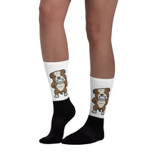 English Bulldog Smiling Socks