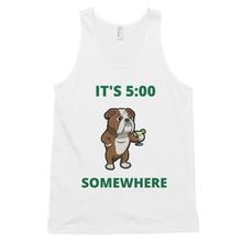 English Bulldog- IT'S 5:00 SOMEWHERE -Classic tank top (unisex)