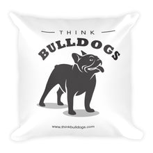 Standing French Bulldog Square Pillow with Insert